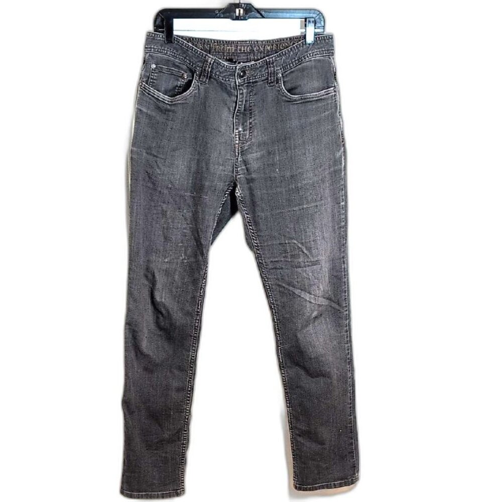 Prana Charcoal Straight Slim Fit Men's Jeans 32 32